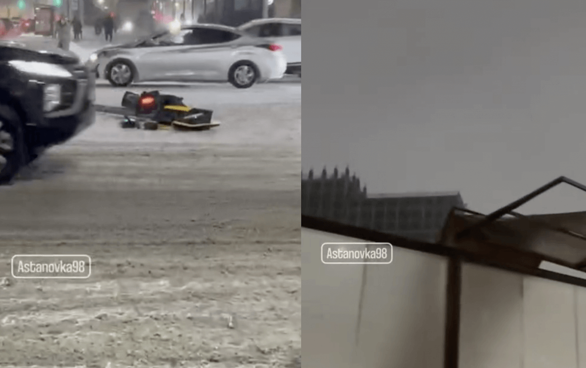 Astanada daýyldy jel baǵdarsham men aıaldamanyń shatyryn ushyryp áketti