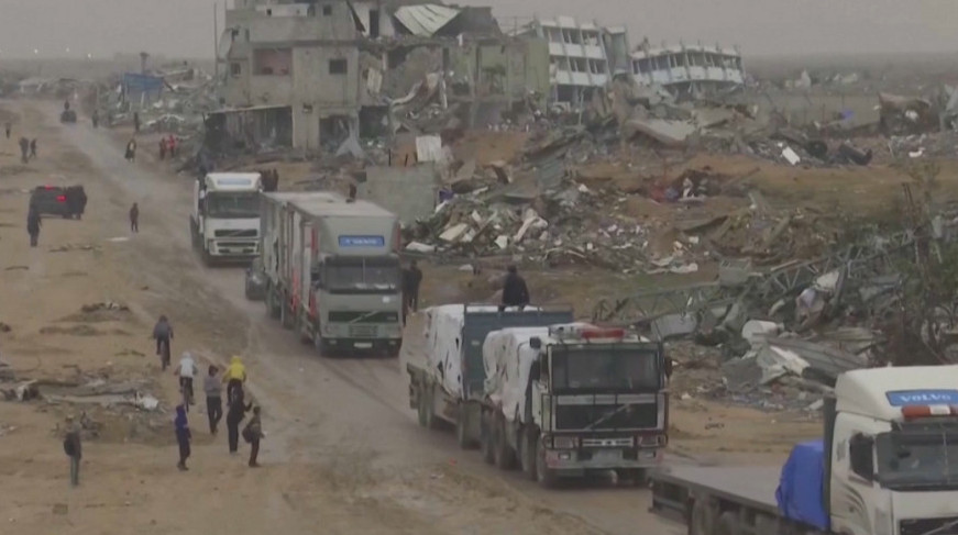 Gazaǵa atystan keıin alǵash ret janarmaı jetkizildi