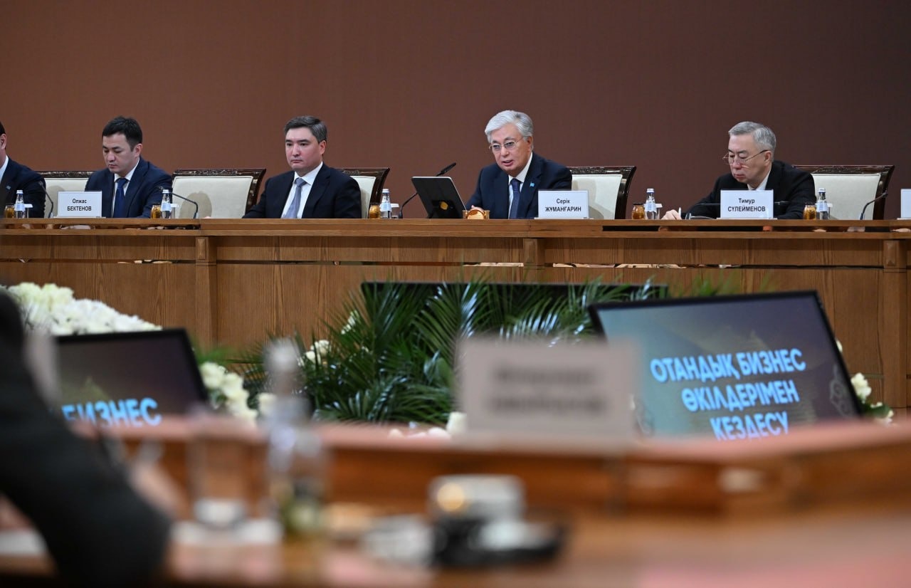 Memleket basshysy otandyq bıznes ókilderimen kezdesti