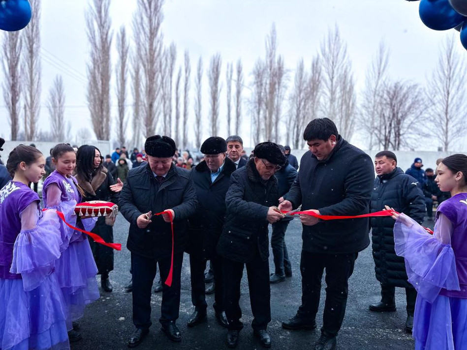 Besaǵash aýylynda sport kesheni paıdalanýǵa berildi