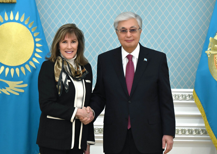 Memleket basshysy  Pamela Harrısti qabyldady