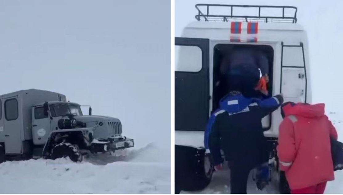 Qar qursaýynda qalǵan munaıshylar qutqaryldy