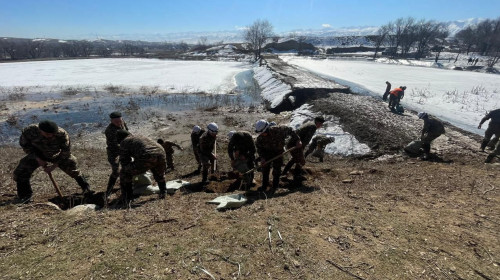 Almaty oblysyndaǵy sý basqan jol tazartyldy