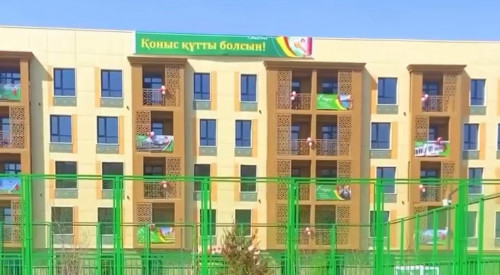 Túrkistanda 348 otbasy baspanaly boldy