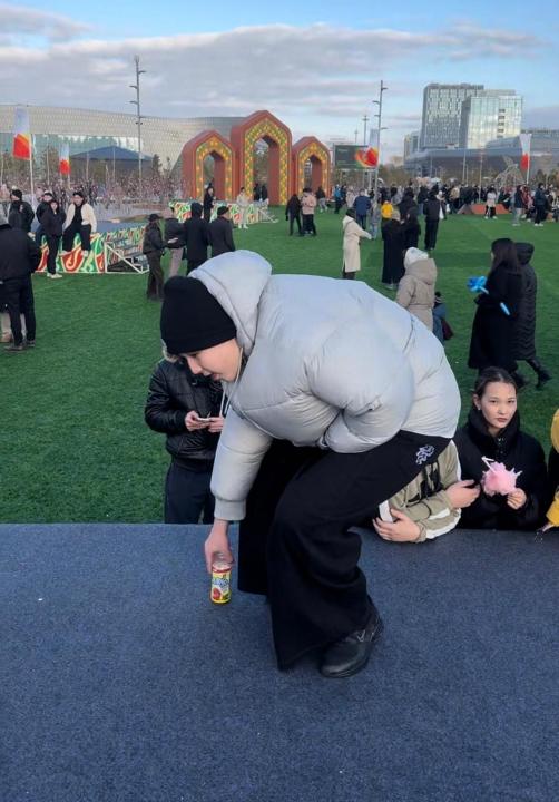 «Taza Qazaqstan»: Naýryz meıramynda sportshylar tazalyq jumysyn júrgizdi