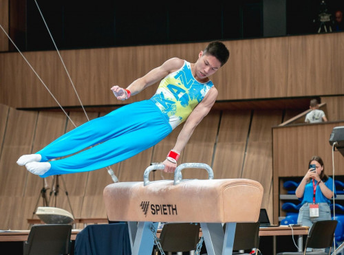 Gımnast Zeınolla Ydyrysov halyqaralyq týrnırde «altyn» jeńip aldy