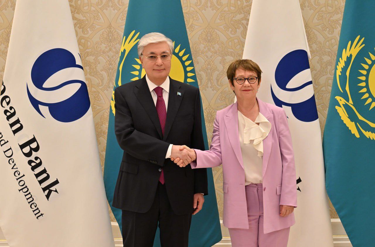 Memleket basshysy Eýropalyq qaıta qurý jáne damý bankiniń prezıdentimen kezdesti