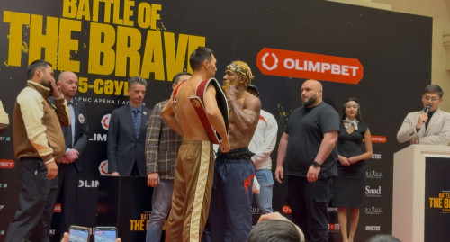 Álimhanuly-Ngamıssınge jekpe-jek aldynda salmaq ólsheý rásiminen ótti