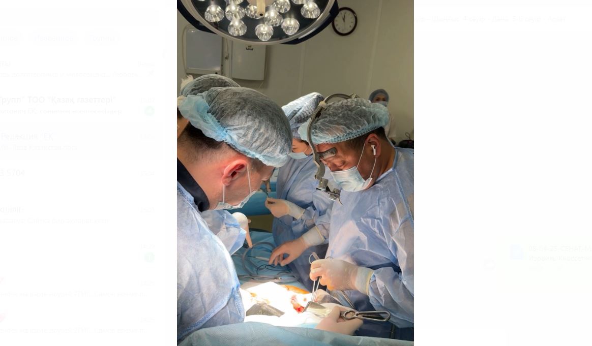 Otandyq onkologtar 74 jastaǵy naýqasqa qatarynan eki kúrdeli ota jasady