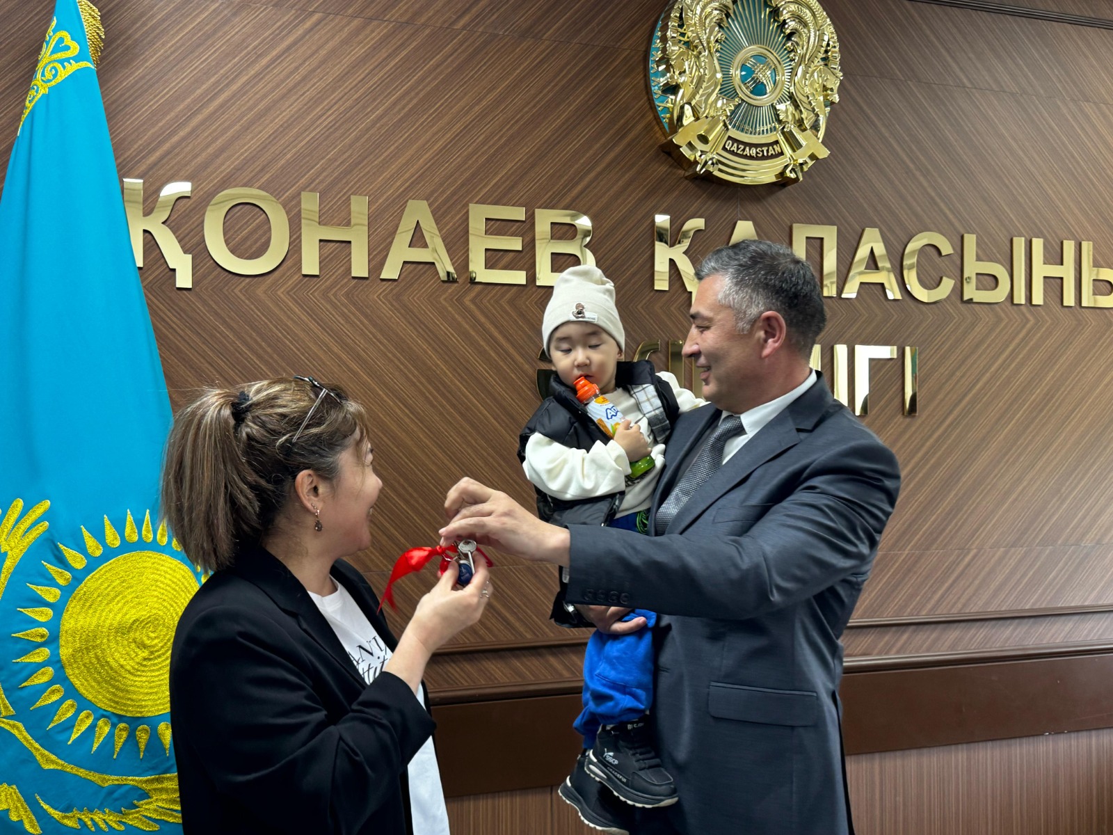 Qonaevta áleýmettik osal toptaǵy otbasylarǵa baspana berildi