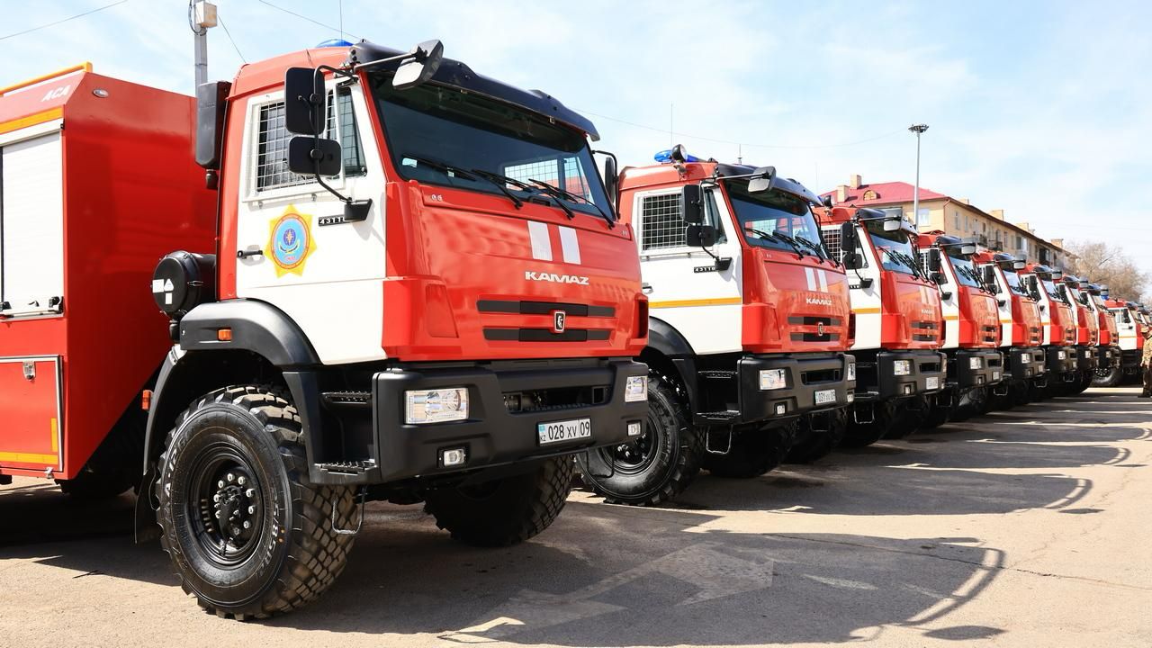 Qaraǵandy órt sóndirý parkine 17 tehnıka berildi