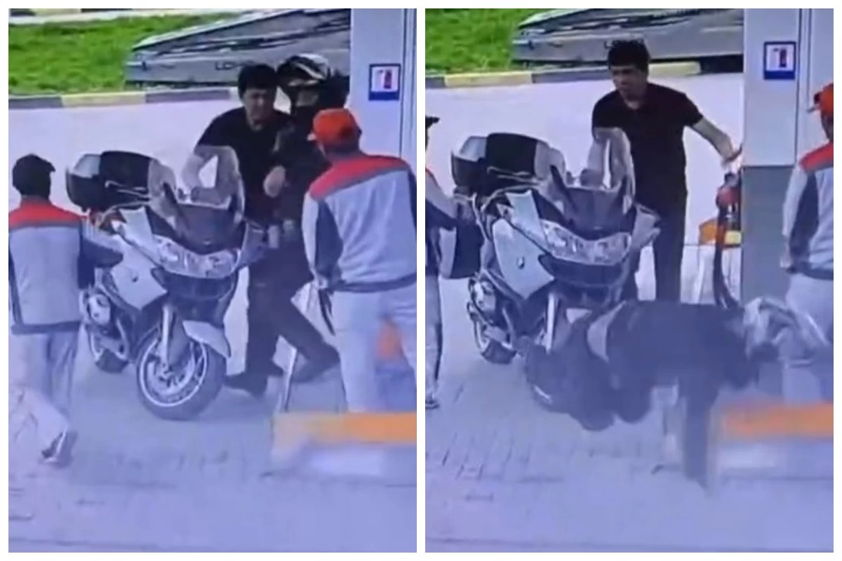Janarmaı beketinde motosıkl júrgizýshisin pyshaqtap ketken kúdikti ustaldy