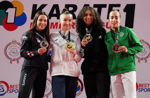 Álemdik  básekede karateshiler eki medal jeńip aldy