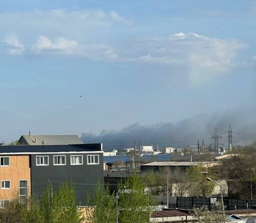 Qostanaıdaǵy qoqys polıgonynan órt shyqty