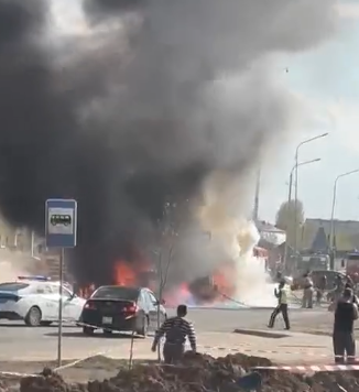 Astanada eki júk kóligi soqtyǵysyp, bir adam qaza tapty