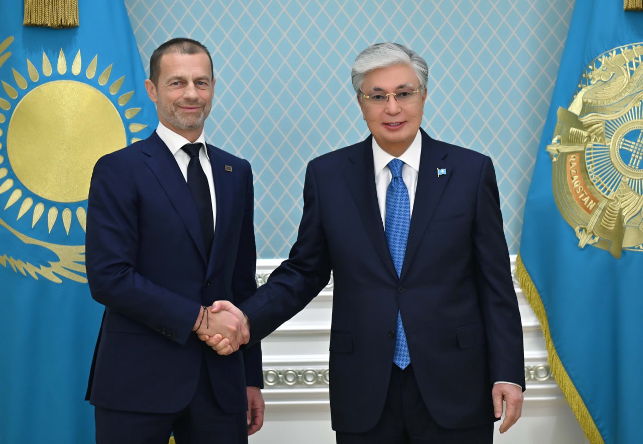 Memleket basshysy UEFA prezıdentin qabyldady