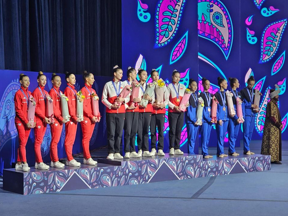 Qazaqstandyq gımnastar Álem kýboginde qola júlde enshiledi