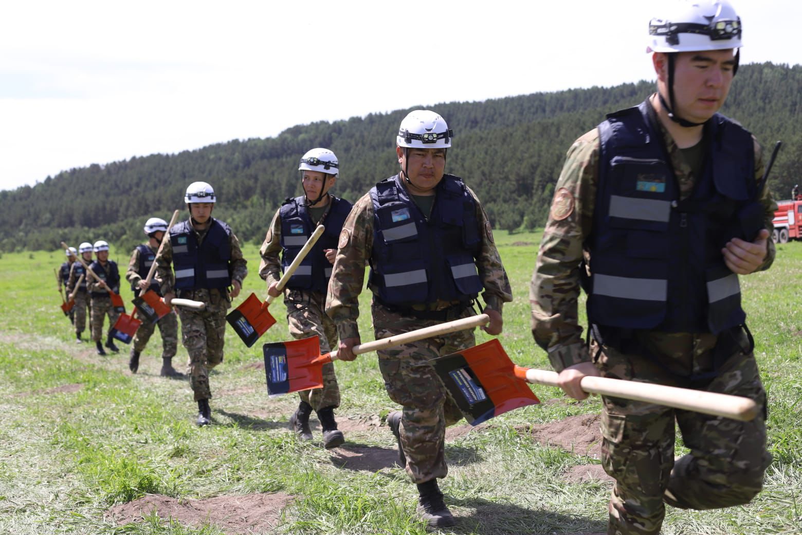 ShQO orman alqabynda aýqymdy oqý-jattyǵý ótti
