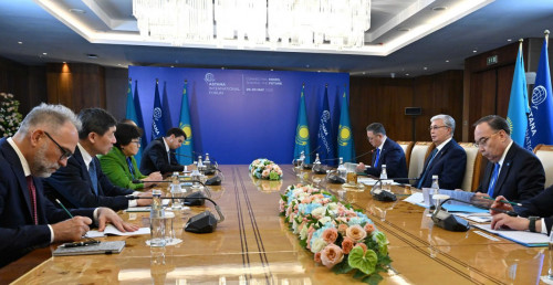 Qazaqstan Prezıdenti BUU-nyń joǵary ókilderimen kezdesý ótkizdi