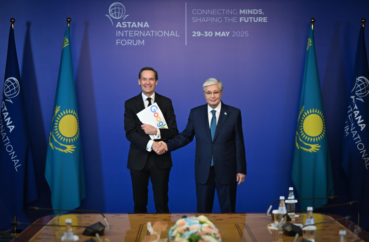 Memleket basshysy Google kompanııasynyń ókilin qabyldady