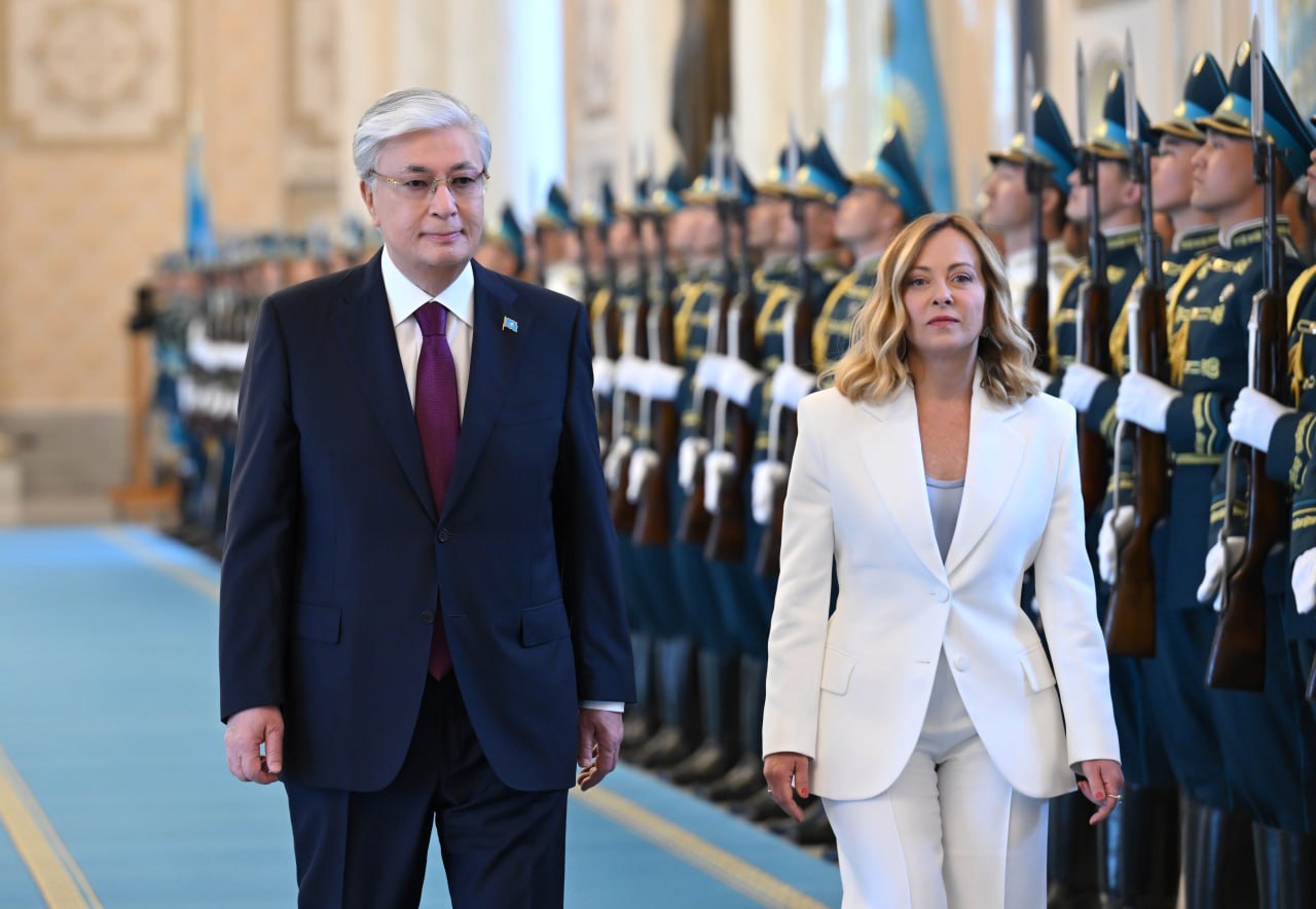 Aqordada Djordja Melonıdi  saltanatty qarsy alý rásimi ótti