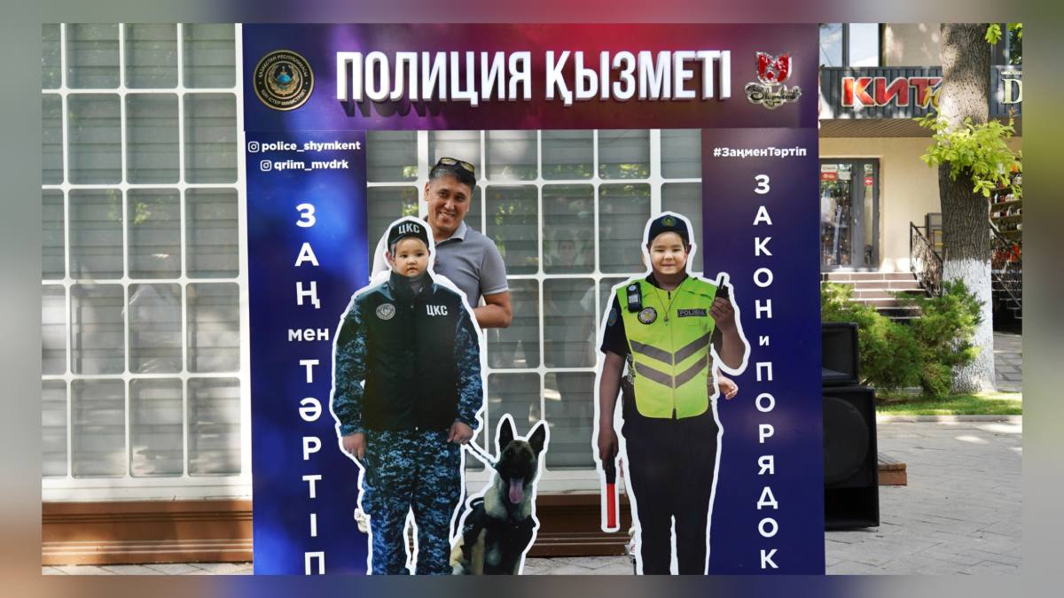 Shymkentte polıseıler áleýmettik-aǵartýshylyq jobany iske qosty
