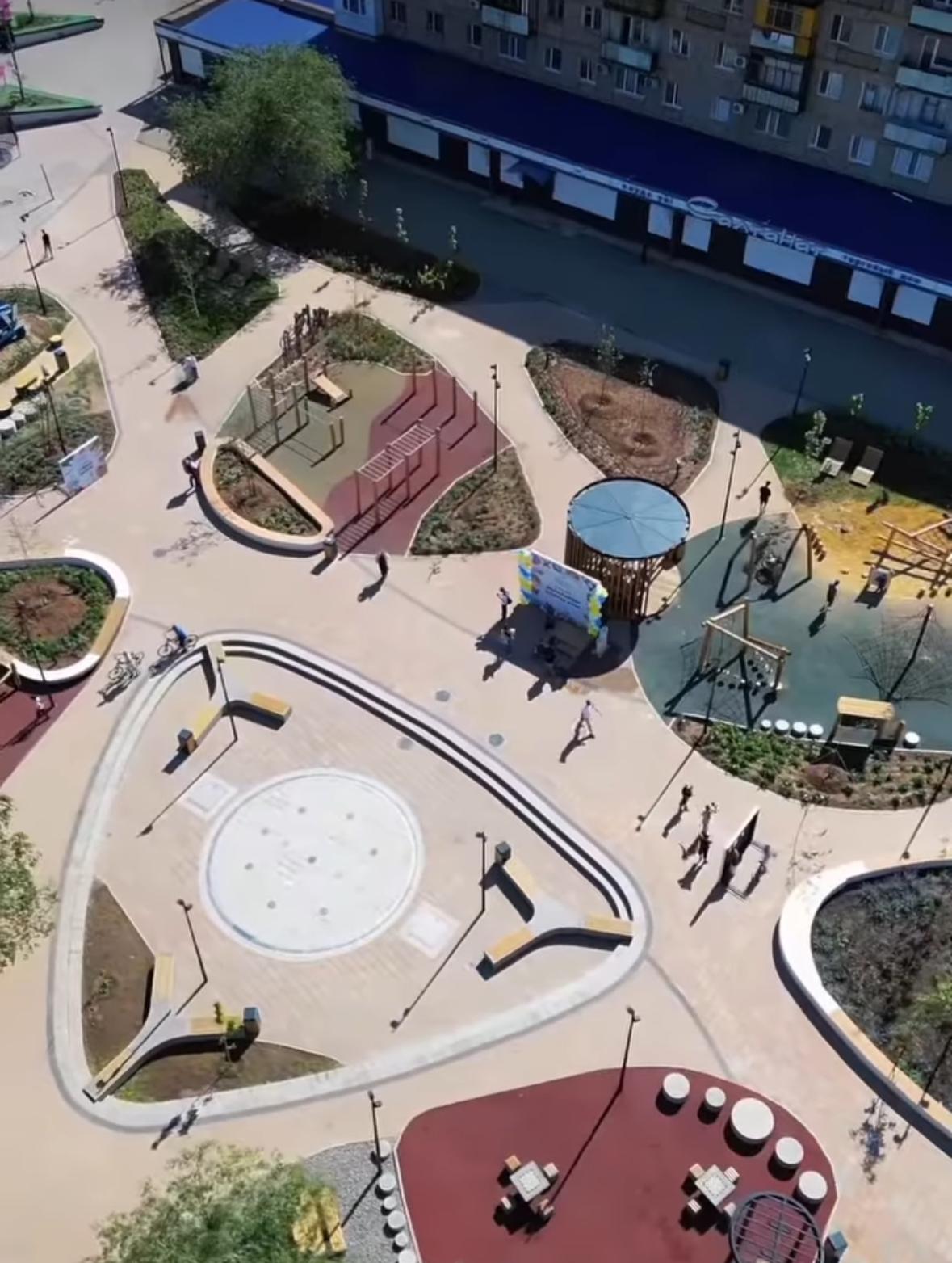 Sátbaevta jańa demalys aımaǵy ashyldy