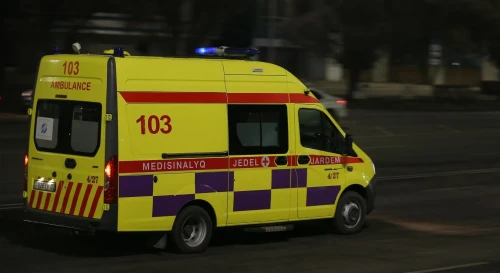 Jetisýda jedel-járdem kóligi aýdaryldy