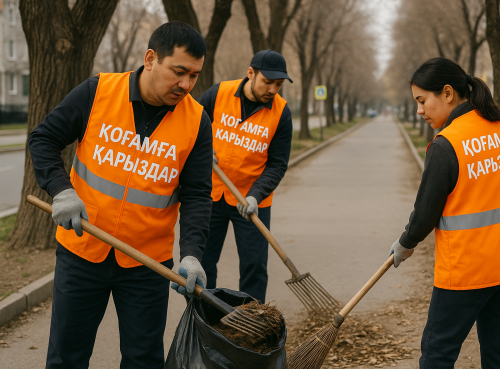 Qoǵamdyq jumysqa tartylǵandar úshin arnaıy kıim engizilýi múmkin