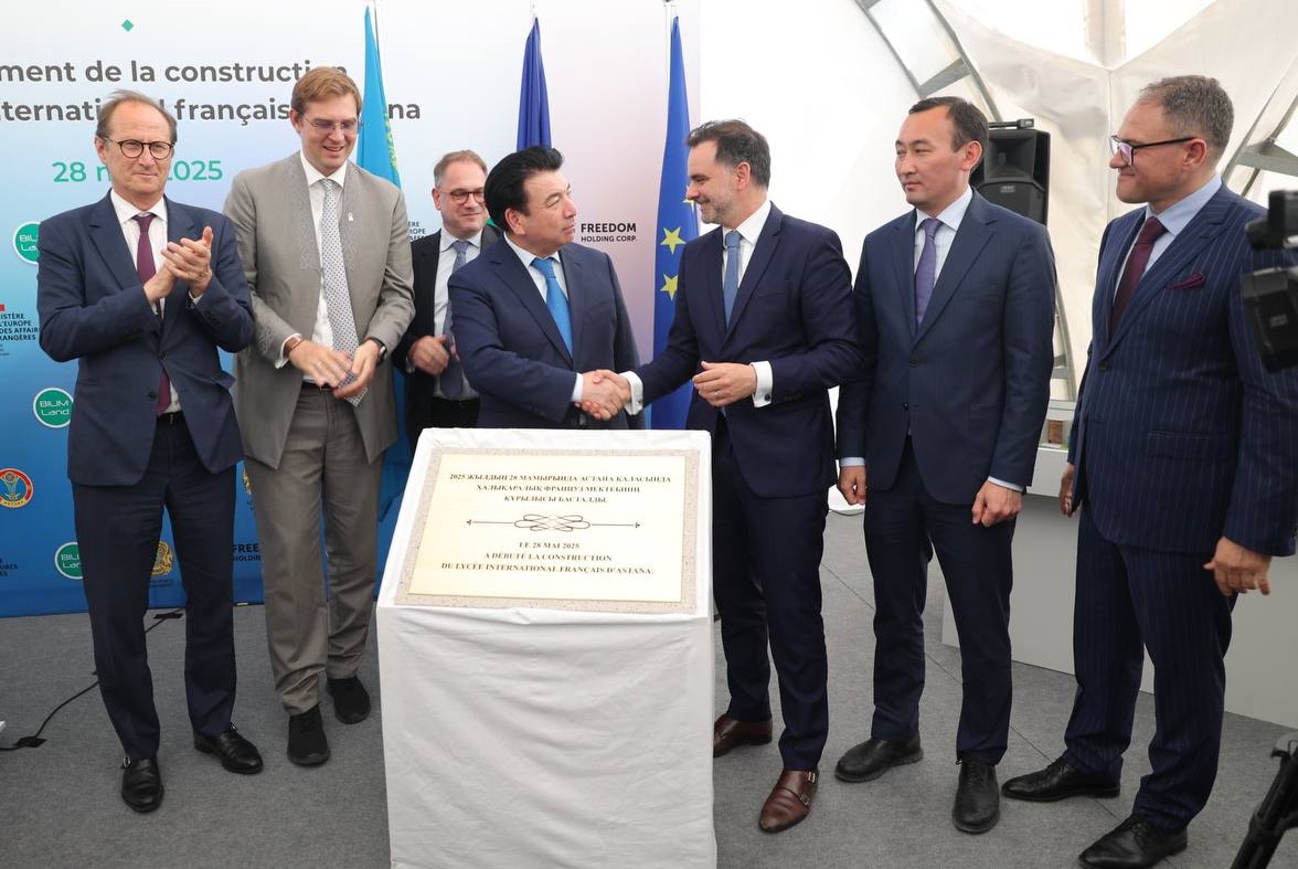 Astanada qazaq-fransýz mektebiniń qurylysy bastaldy