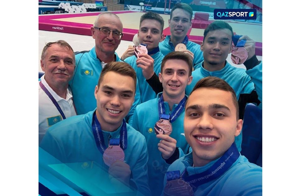 Gımnastar qola júlde jeńip aldy