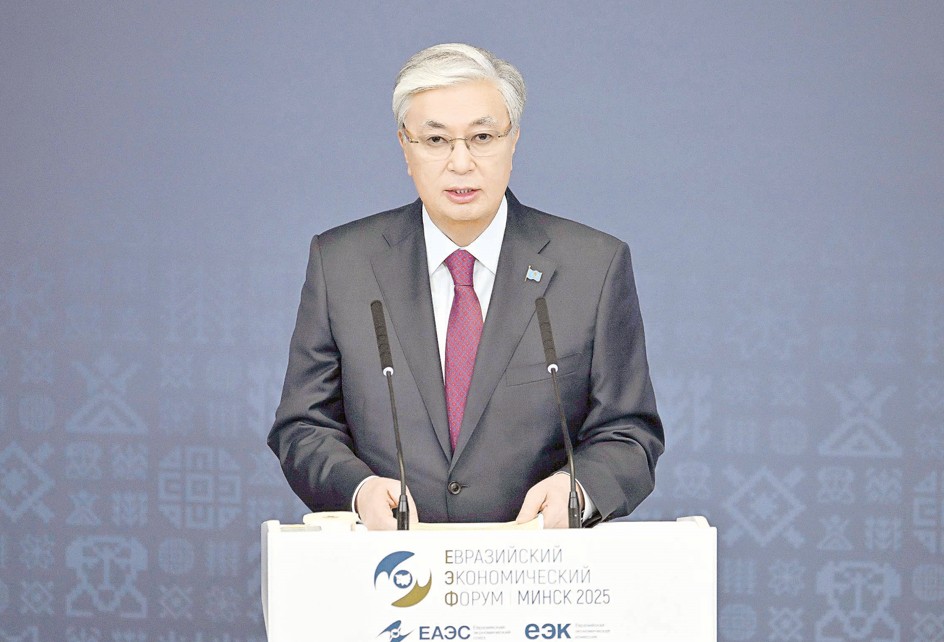 EAEO ǵalamdyq úderis kóshinen kesh qalmaýy kerek