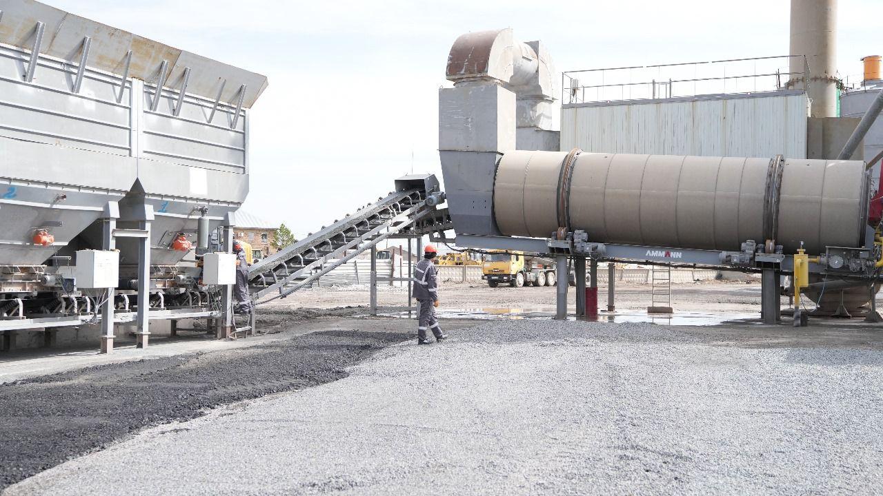 Kólik mınıstrligi asfalt-beton zaýyttaryn tekserdi