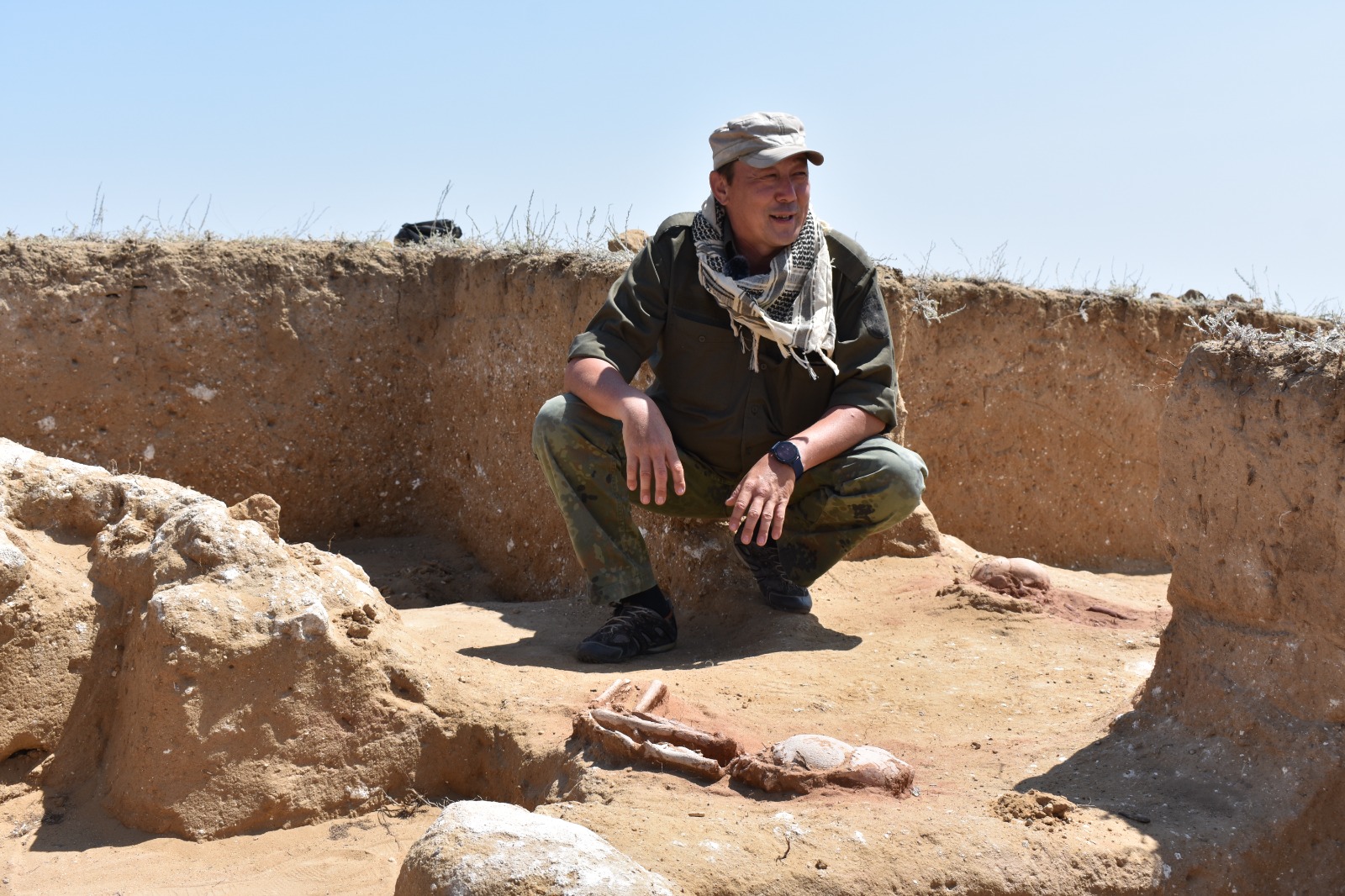 Qumsaı qorymynda arheologııalyq qazba jumystary qaıta jalǵasty