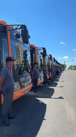 Jezqazǵannyń avtoparky 15 jańa  avtobýspen tolyqty