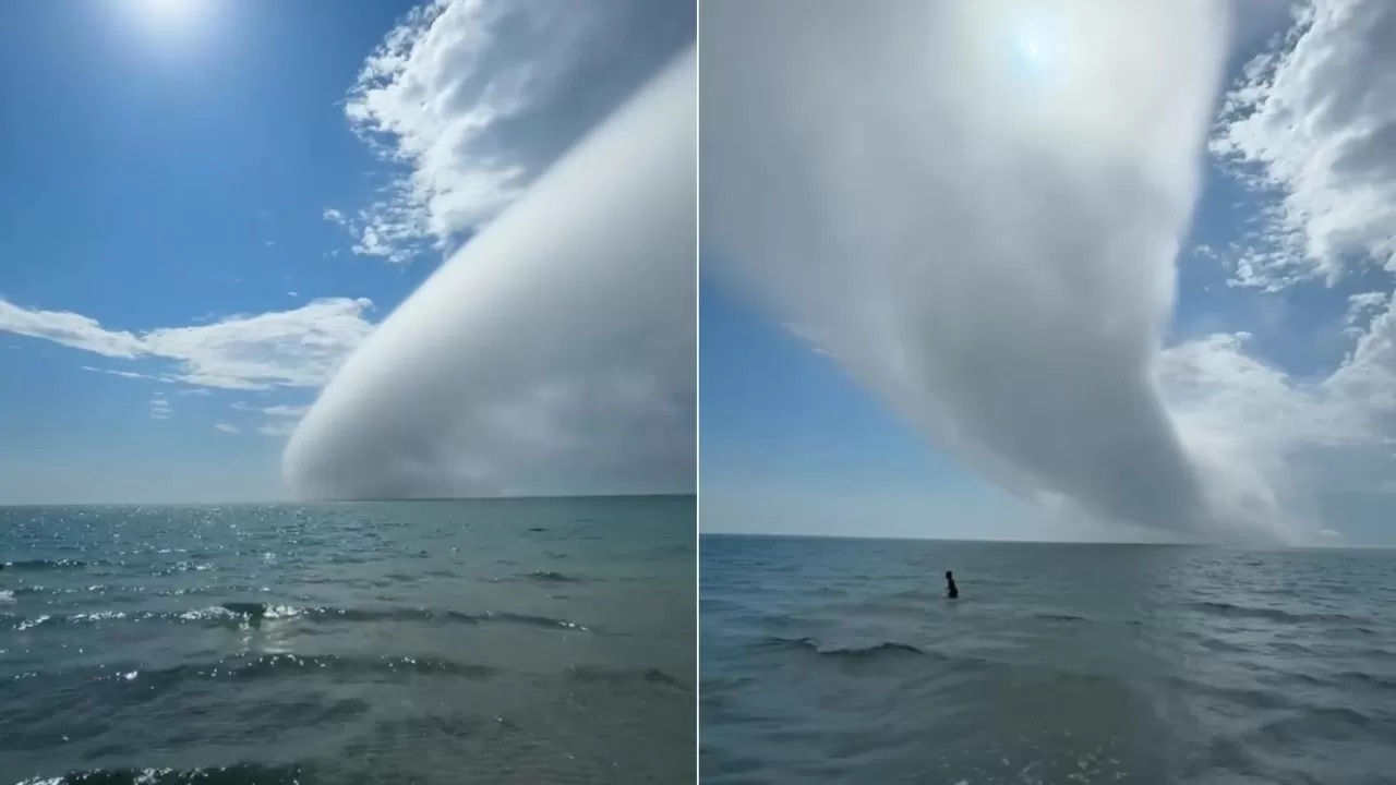 Aqtaý turǵyndary aspandaǵy tańǵajaıyp kórinistiń kýási boldy