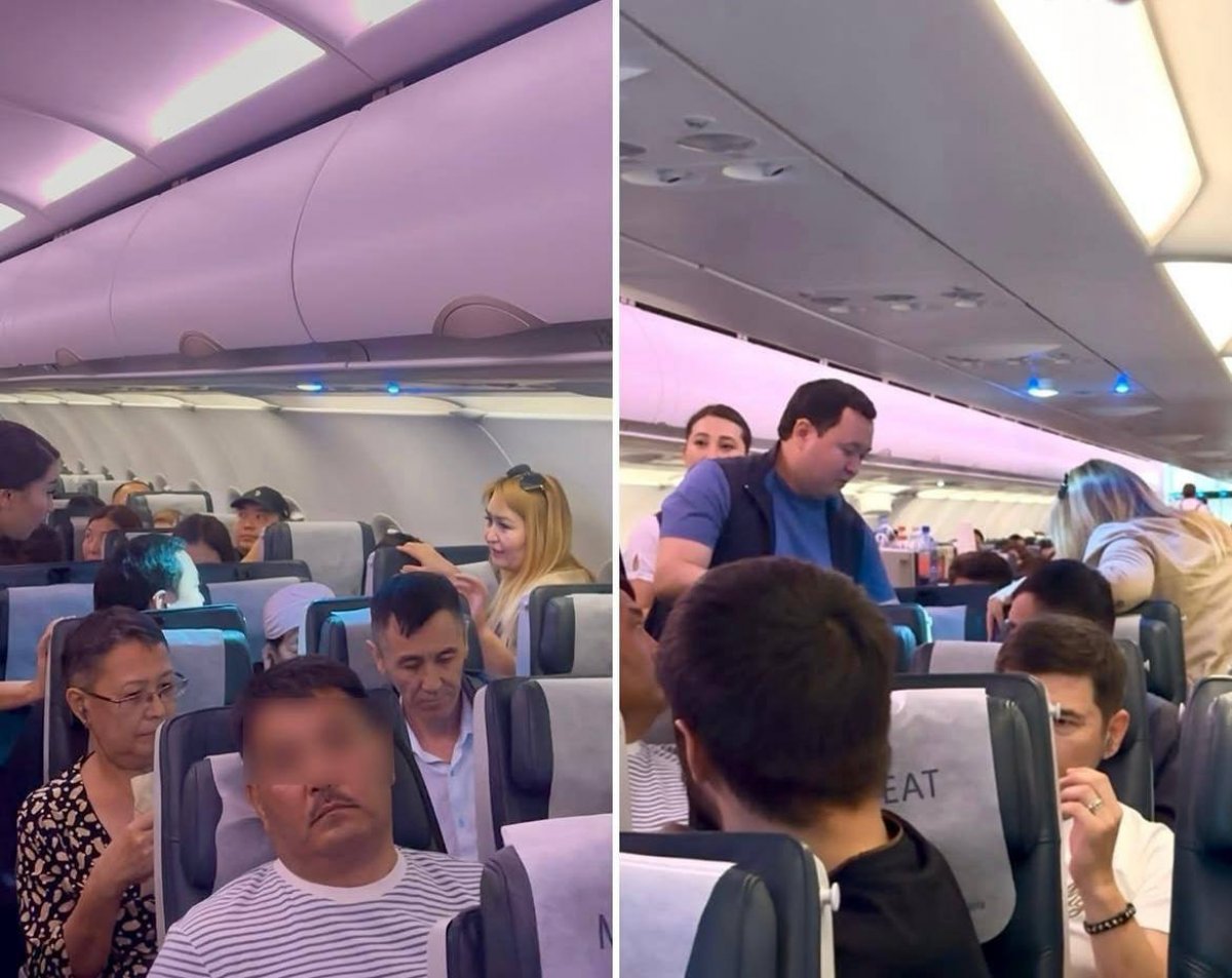 Qazaqstandyq dárigerler ushaqta jolaýshyny aman alyp qaldy