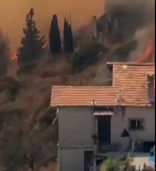 Fransııanyń ońtústiginde orman otqa orandy