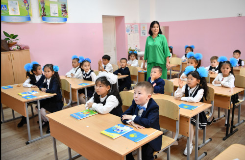 Birinshi synyp oqýshylarynyń 70 paıyzy qazaq tilinde oqýdy tańdaǵan