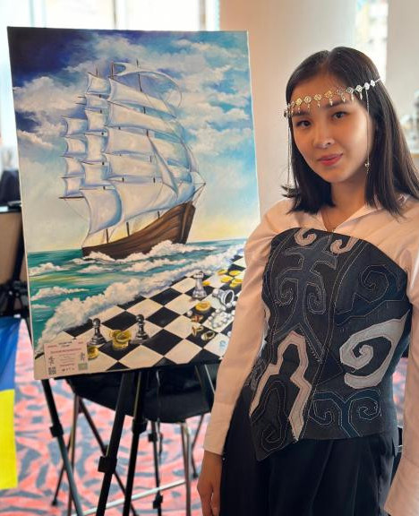 Elordalyq jas sýretshiler halyqaralyq óner festıvalinde jeńimpaz atandy