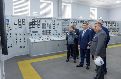 Oljas Bektenov Jezqazǵan JEO-nyń jóndeý jumystaryn tekserdi