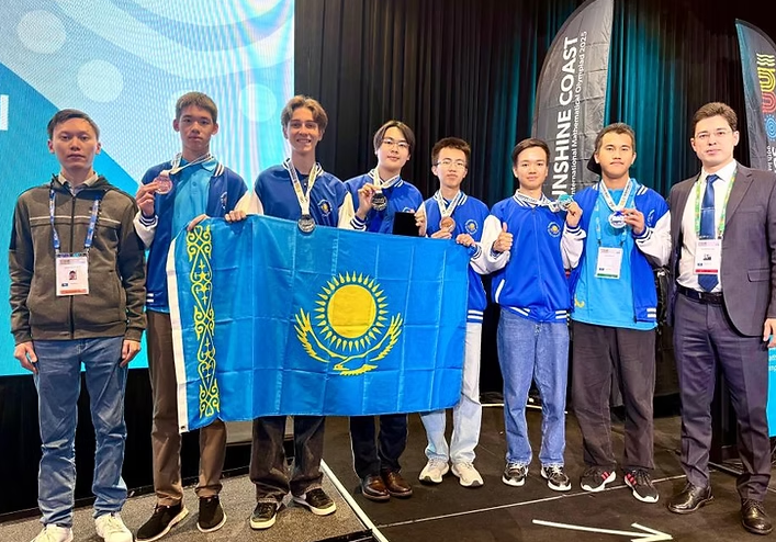 Jas matematıkter álemdik  olımpıadada 6 medal jeńip aldy