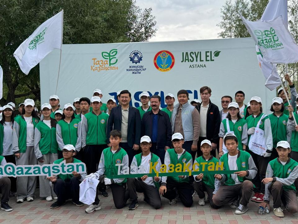 Jastar saıabaǵynda tazalyq sharasy ótti