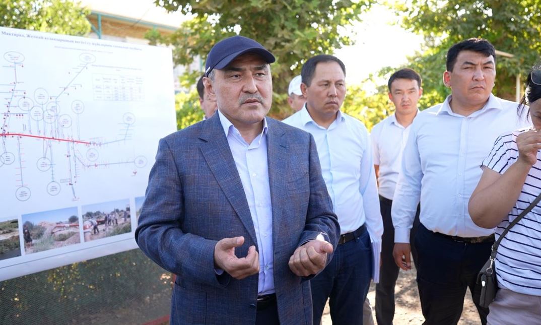 Túrkistannyń eki aýdanynda 74 587 gektar egistik sýaryldy