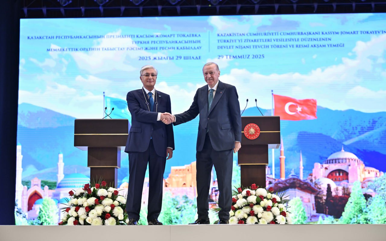 Qasym-Jomart Toqaev Prezıdent Rejep Taııp Erdoǵanǵa rızashylyǵyn bildirdi