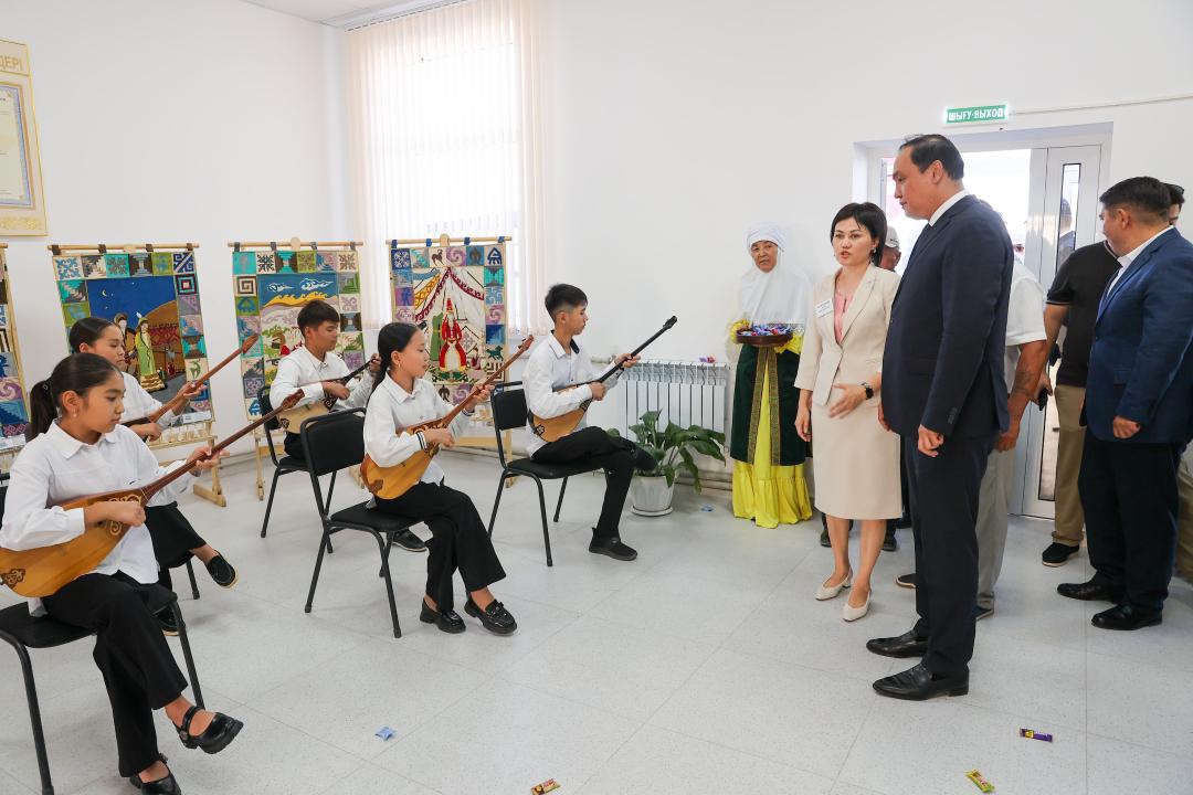 Belbasarda mádenıet úıi paıdalanýǵa berildi