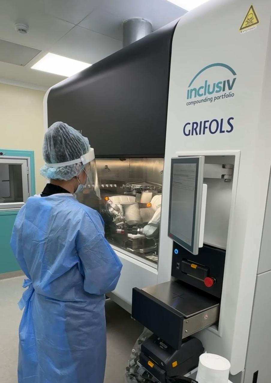 Hımıoterapııalyq preparatty robot ázirleıdi