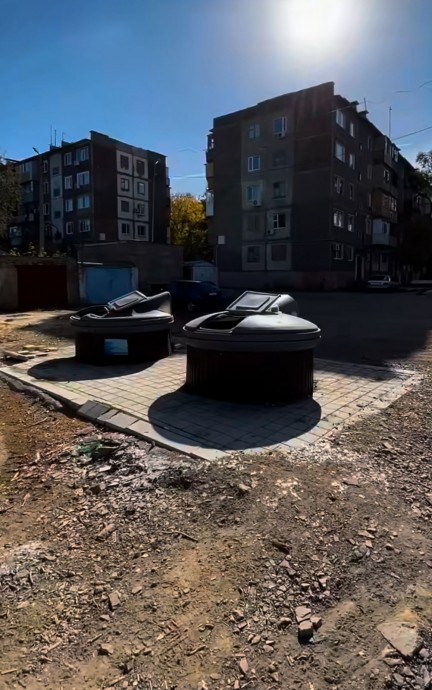 Jezqazǵanda jer asty konteınerleri ornatyldy