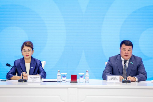 Aıda Balaeva Shymkent qalasynyń turǵyndarymen kezdesti