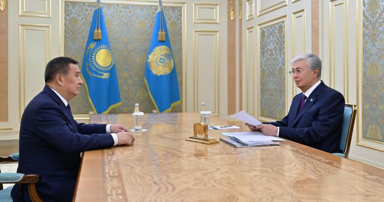 Prezıdent Aqmola oblysy ákimin qabyldady